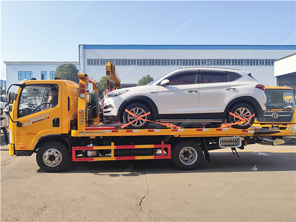 解放J6F國六藍(lán)牌一拖二清障車