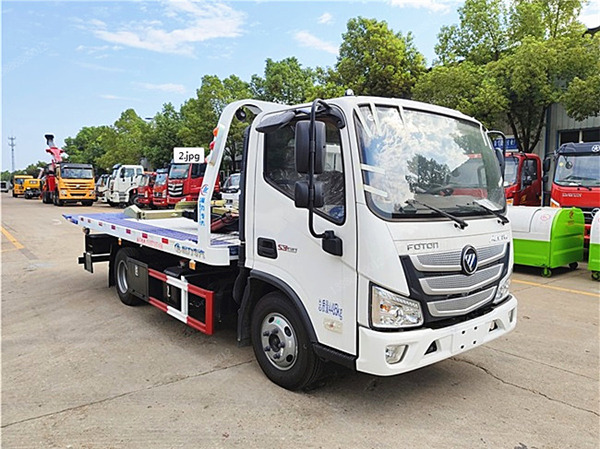 福田歐馬可S3一拖二國六藍牌清障車