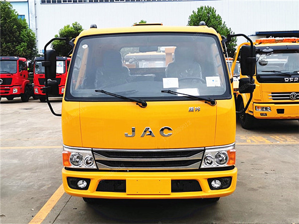 國六江淮康玲藍(lán)牌一拖二清障車