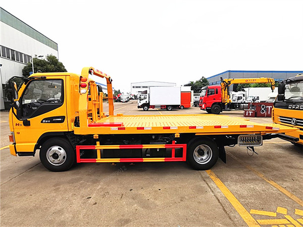 國六江淮康玲藍(lán)牌一拖二清障車