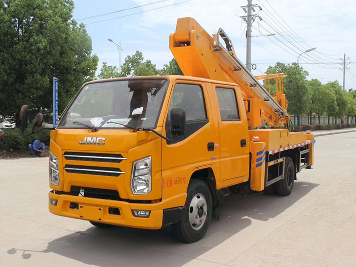 江鈴雙排17.5米直臂國六高空作業(yè)車
