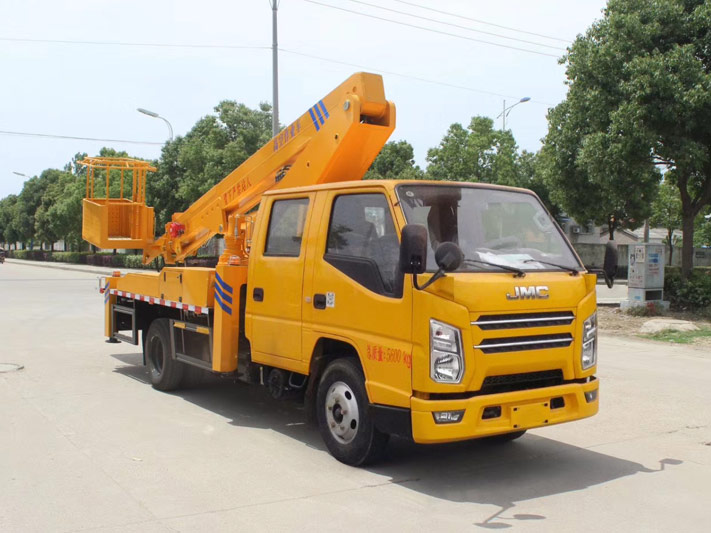 江鈴雙排17.5米直臂國六高空作業(yè)車