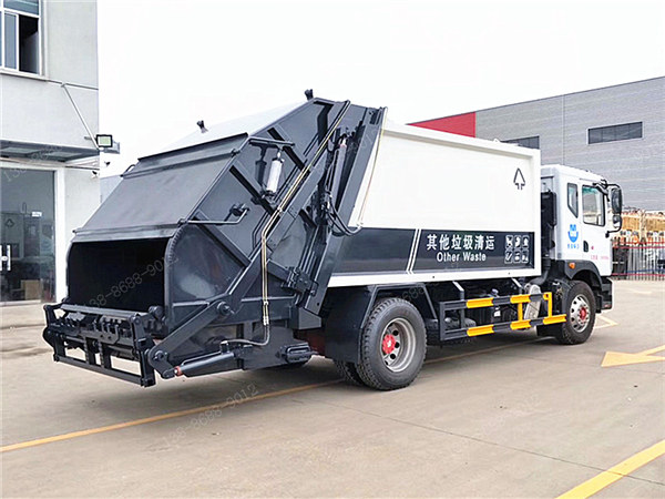 東風多利卡D9壓縮垃圾車_10方_12方壓縮垃圾車